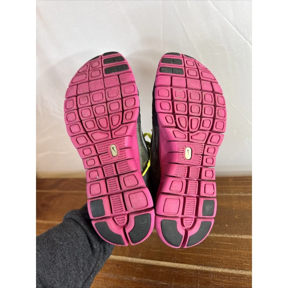 Nike‎ Free Run 3 Size Girl's 5.5 Y Gray/Pink 512098–036 Running Shoes